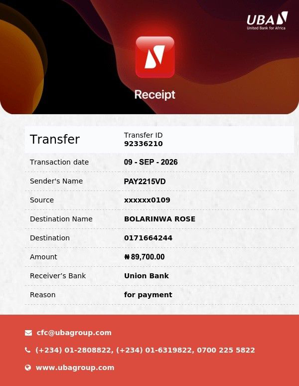 Withdrawal alert proof for Aisha Ibrahim 🇳🇬