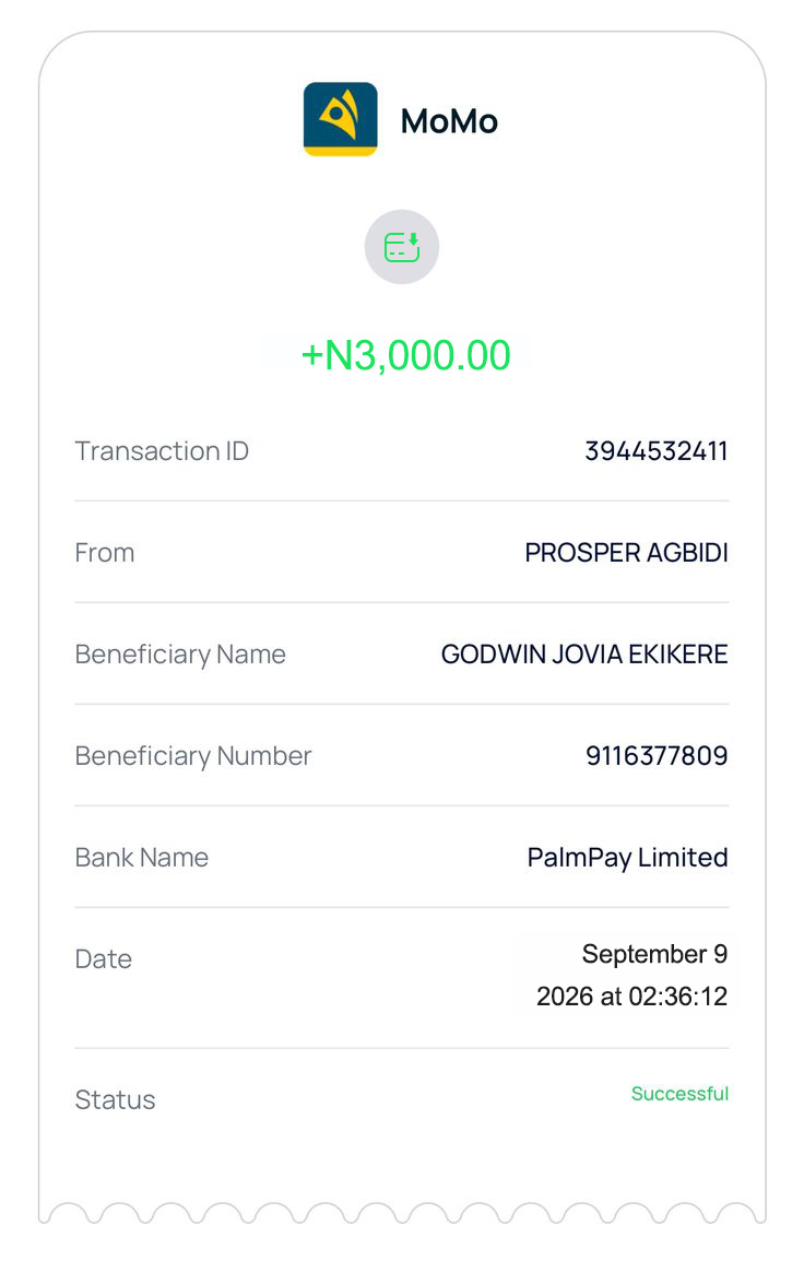 Withdrawal alert proof for Ngozi Eze 🇳🇬